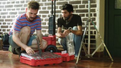 Julio Noguera - rodaje "El ciego"