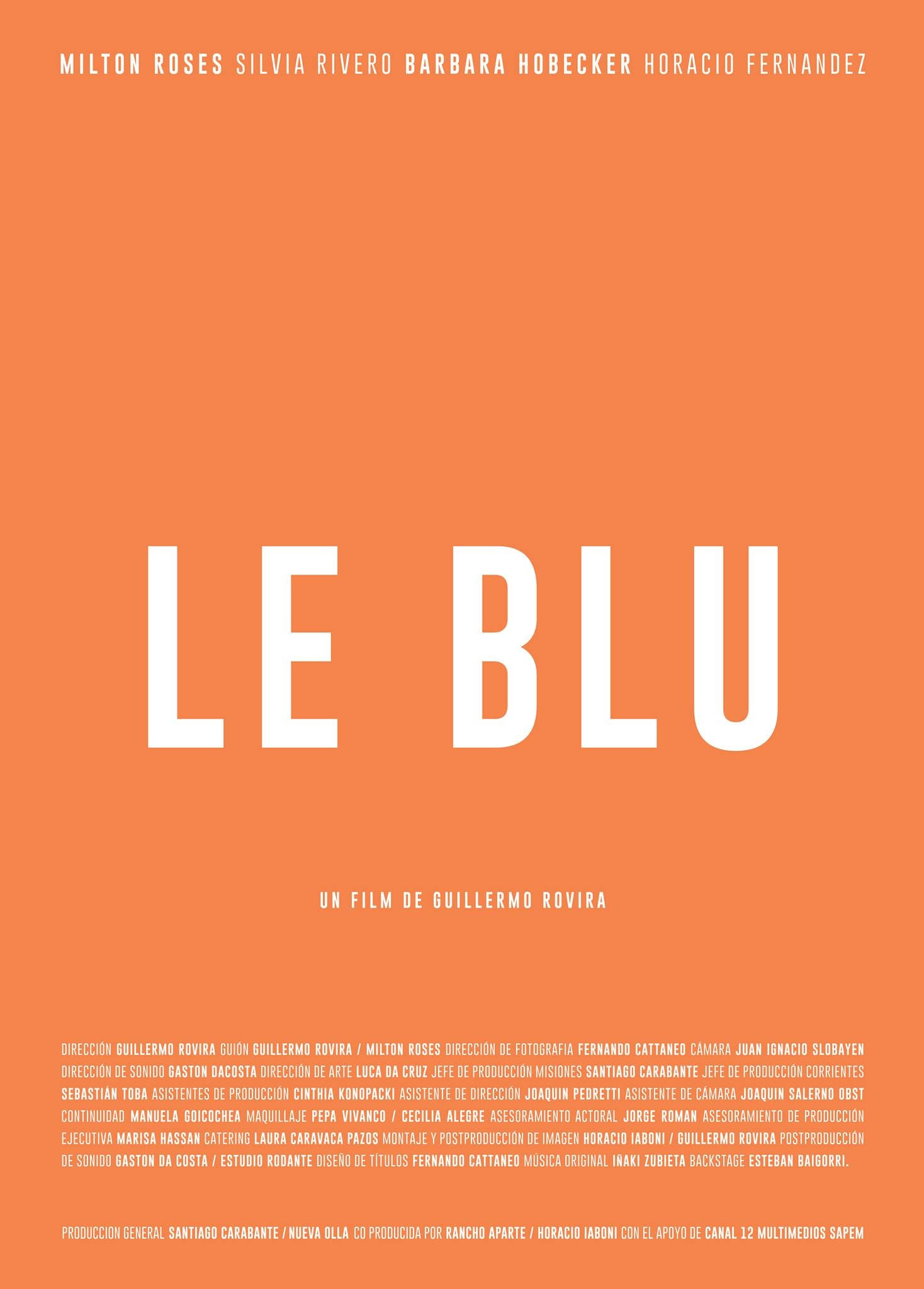 Poster de la película "Le Blu"